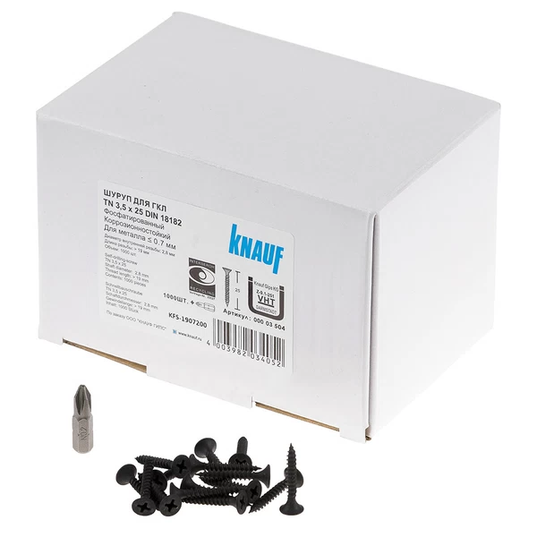 Шуруп Кнауф TN 3,5х25 для гкл