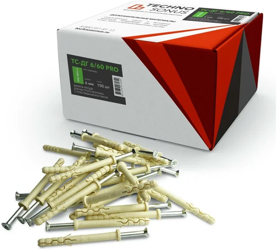 Дюбель-гвоздь ТС-ДГ 6/60 PRO (100 шт.)