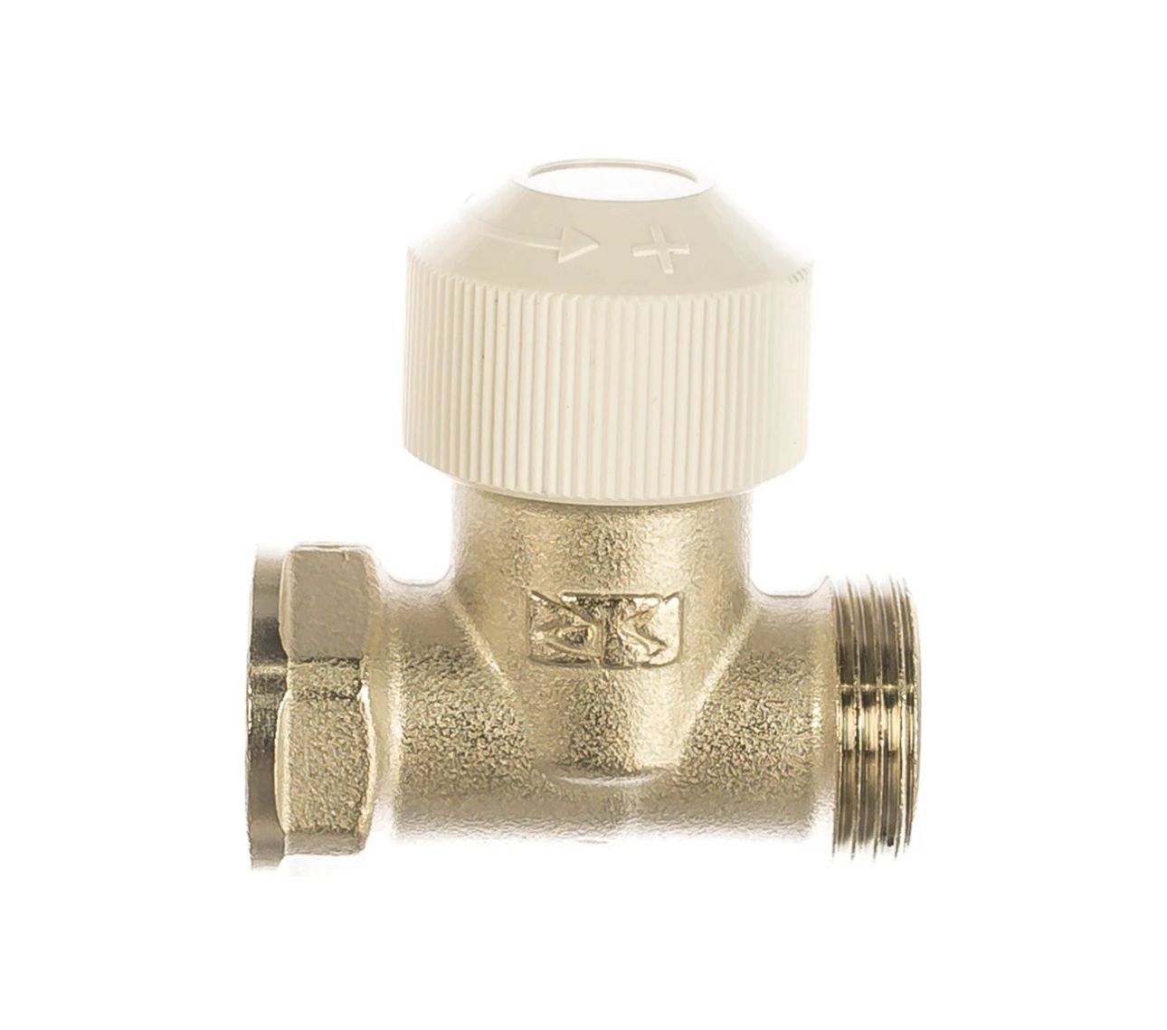 Вентиль прямой ВР-НР 1/2"х3/4", термостатический, без хвостика (701301)