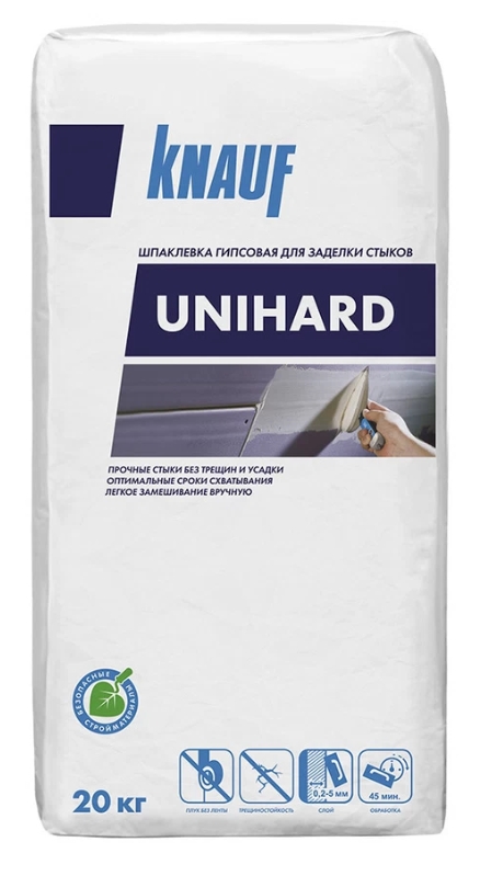 Кнауф Шпаклевка Унихард 20 кг (60) RU