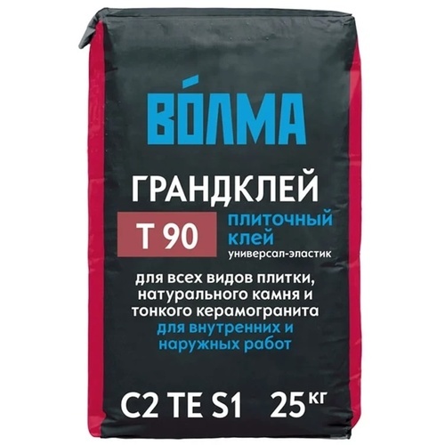 Клей плиточный ВОЛМА Грандклей 25 кг. (01556)