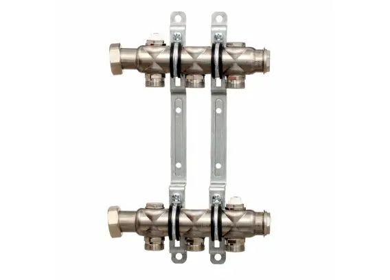 Коллекторная группа, ELSEN, 1", 2 контура, размер отвода-3/4", PN, бар-4, T°C -от 0 до +70, с вент