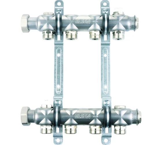 Коллекторная группа, ELSEN, 1",6 контуров, размер отвода-3/4", PN,бар-6, T°C -от 0 до +90, без вент.