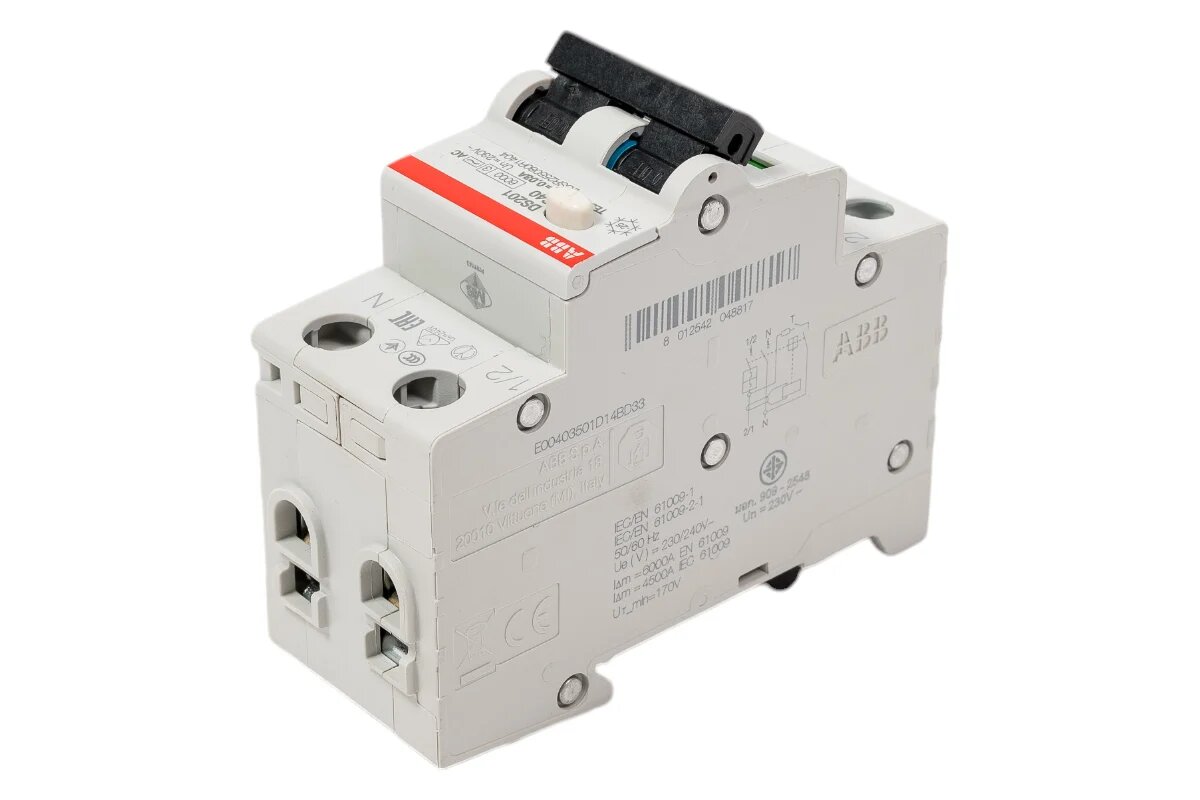 Автоматический выключатель дифф. тока DSH201 C40 AC30 ABB