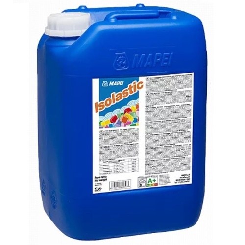 ISOLASTIC, ТМ MAPEI, (9кг), (Россия), Латексная добавка для повышения эластичности сухих клеевых смесей на цементном вяжущем (01998)