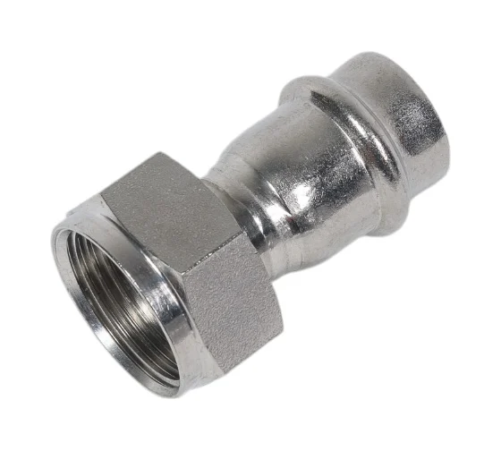 Соединитель с накидной гайкой нерж. сталь 18х3/4