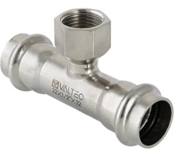 Тройник с вн.р. нерж. сталь 18х1/2"