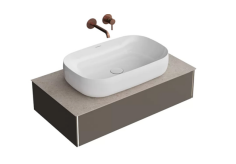 Kerama Marazzi Magica Тумба подвесная, 88.4х48.5х22см., 1 ящик, цвет: вечерний серый матовый