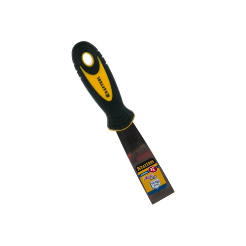 KRAFTOOL 30 мм, х-образное профилированное полотно, двухкомпонентная ручка, нержавеющий, шпатель (10 (00-00006398)