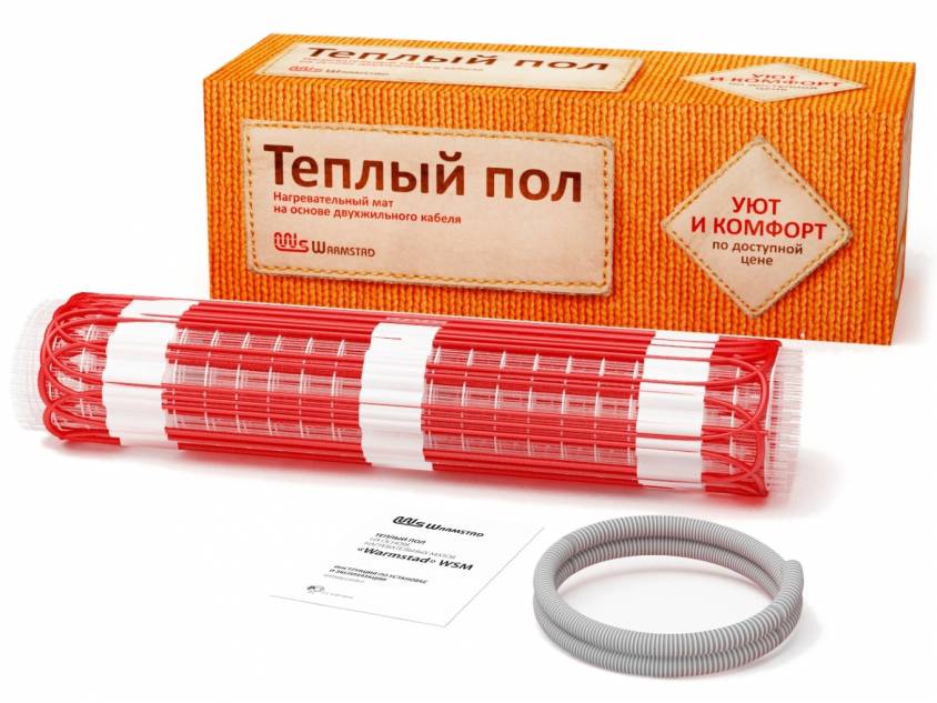 Мат нагревательный "Warmstad" WSM 300 Вт/2,00 кв.м