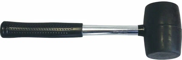 Киянка резиновая, фиберглассовая рукоятка, 230г