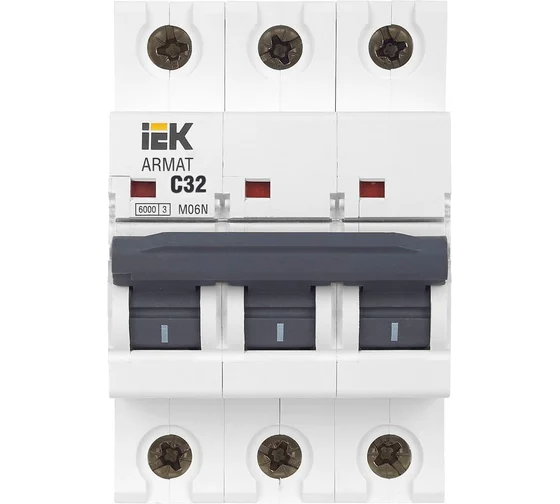 Автоматический выключатель 3P 32A "IEK" ARMAT (1)