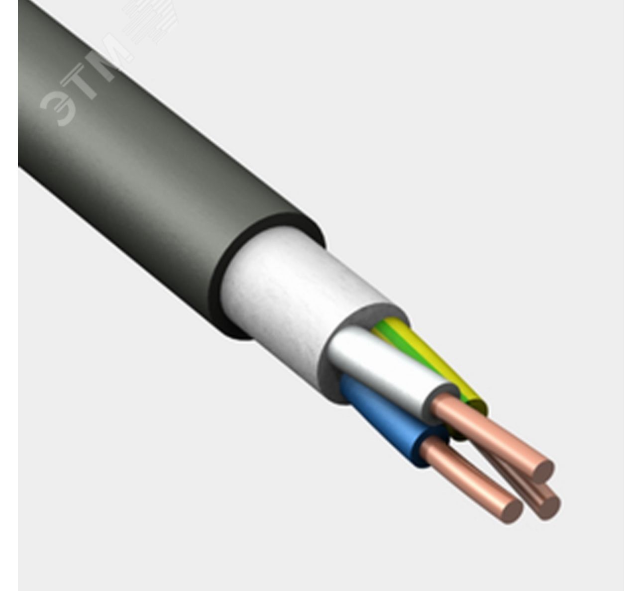 Кабель силовой ВВГнг (А)-LS 3х2.5 (N.PE) -0.660 (Конкорд)
