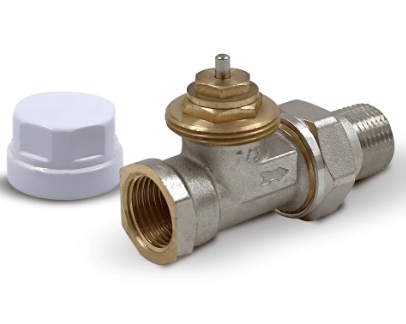 Вентиль прямой Primoclima Armature термостатический ВР-НР 1/2"х3/4", без хвостовика, никель