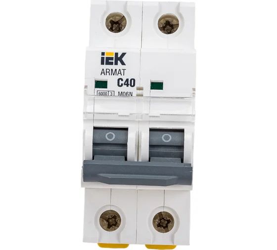 Автоматический выключатель 2P С 40A "IEK" ARMAT