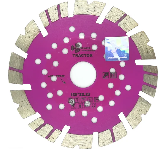 125 Trio-Diamond Tractor 125*12*22.23 mm