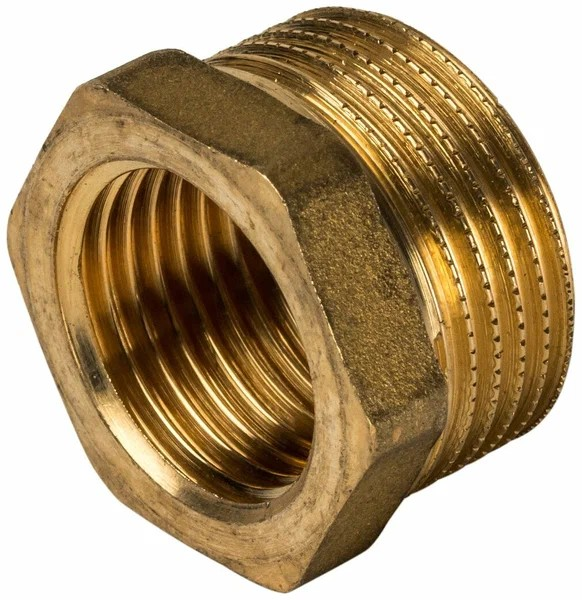 Футорка латунная 3/4"НРх1/2"ВР, Stout SFT-0028-003412