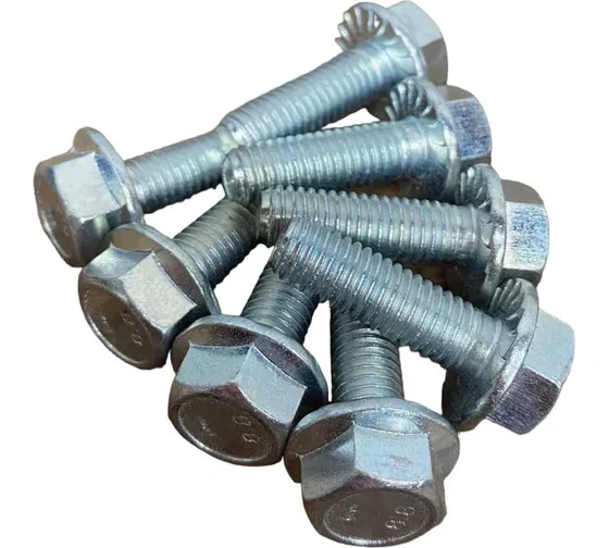 Болт М8x16 с фланцем класс прочности 8.8 ОЦ DIN6921, 10 шт. (1)