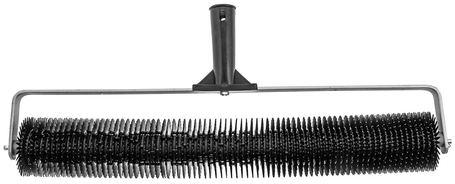 Игольчатый валик для наливных полов с рамой 400 мм