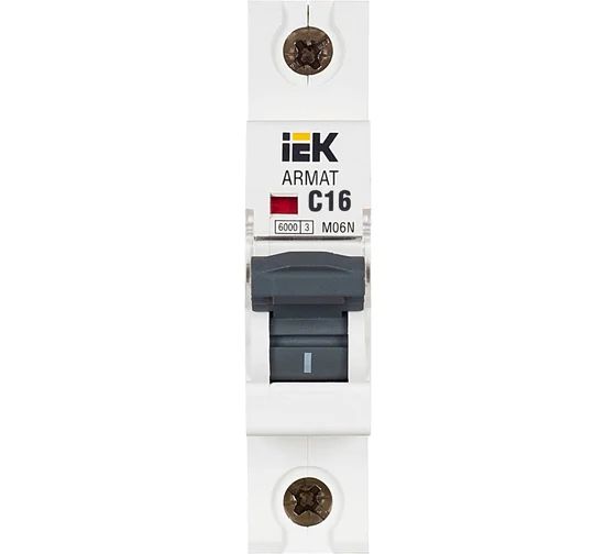 Автоматический выключатель 1P 16A "IEK" ARMAT