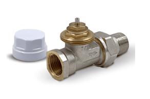 Вентиль прямой Primoclima Armature термостатический 1/2", никелированный