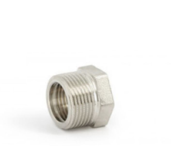 Футорка НВ 3/4" х 1/2", никелированная