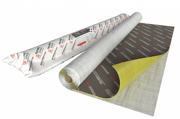 Мембрана Звукоизол ВЭМ 4 смк (2,5м x 1,2м x 4мм) 3м2