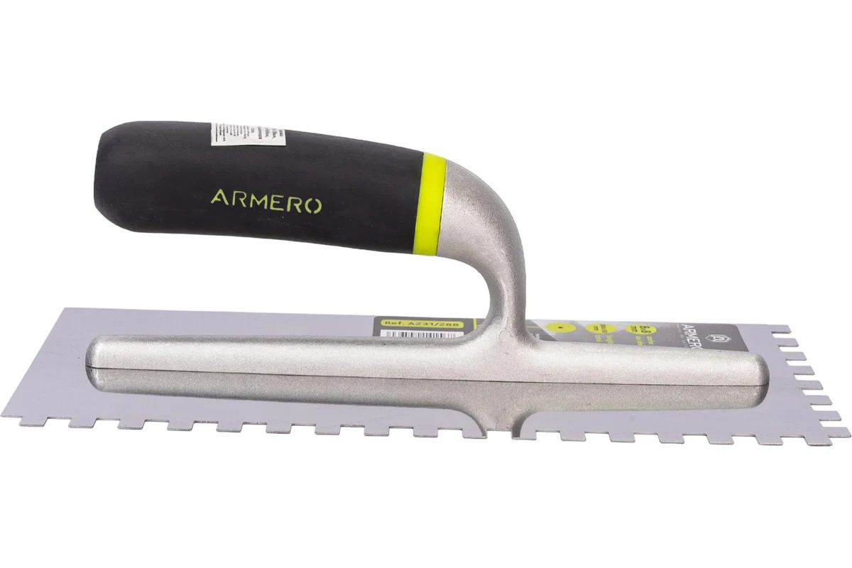 Гладилка Armero A231/288, 280х130мм, зуб 8х8ммм