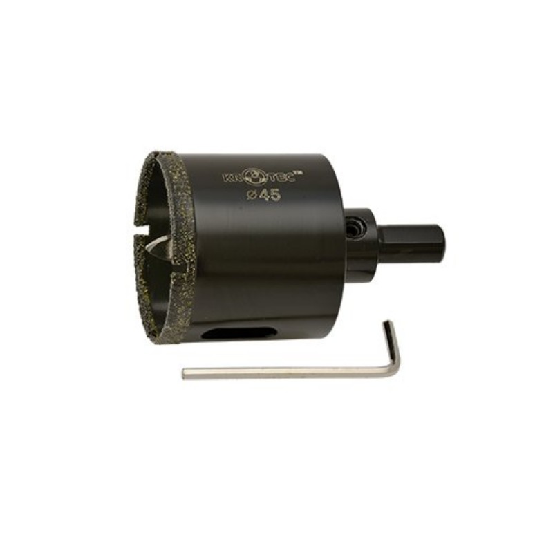 Коронка по керамике алмазная 60 мм, KROTEC