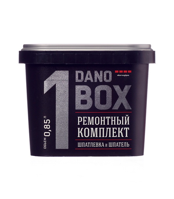 Шпатлевка для экcпресс-ремонта Danogips DanoBox1 с шпателем 0,85 л/1 кг