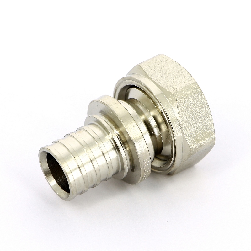 Соединитель надвиж-В 20 x 3/4"EK никелированный, DZR-латунь