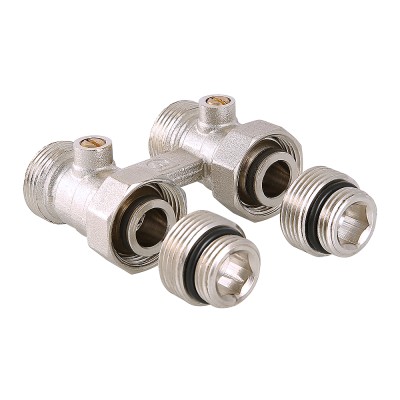Узел для нижнего подключения радиатора, комплект 1/2х3/4 евроконус Valtec