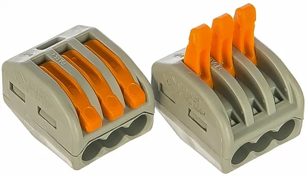 Клемма Wago 3x0.08-2.5мм