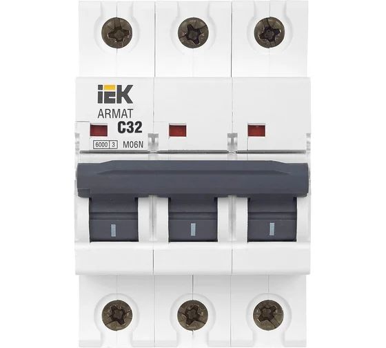 Автоматический выключатель 3P 32A "IEK" ARMAT