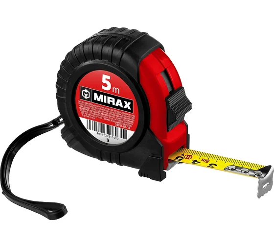 MIRAX Rubber, 5 м х 18 мм, рулетка (34011-05-18)