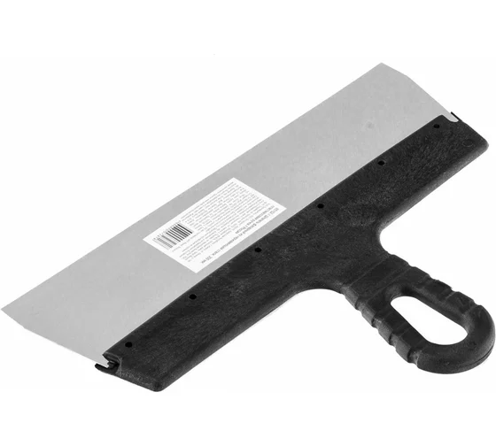 Шпатель фасадный из нержавеющей стали, 300 мм, пластмассовая ручка // Sparta