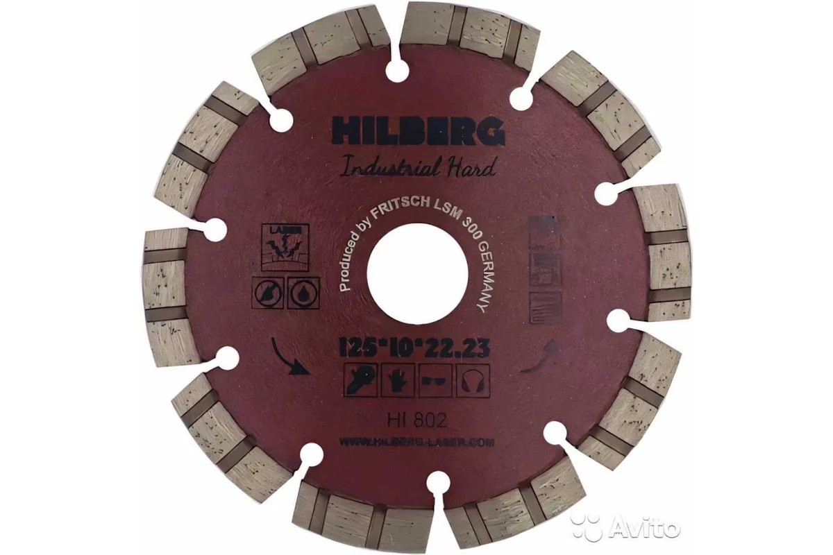 Диск Hilberg Industrial Hard Laser 125*10*22,23mm