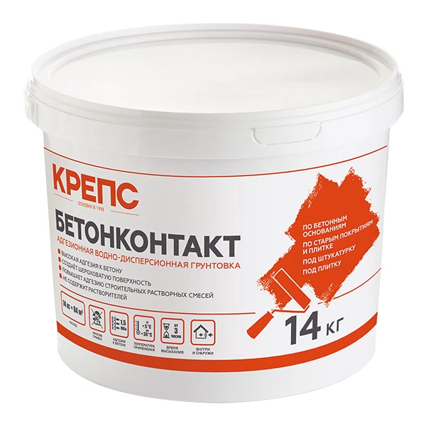 Грунт Крепс Бетонконтакт 14кг (УТ-00166098)