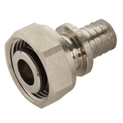 Соединитель надвиж-В 16 x 3/4"EK никелированный, DZR-латунь